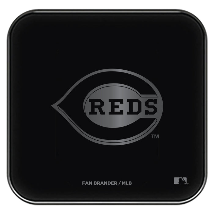 Fan Brander Fast Charging Wireless Charger with Cincinnati Reds laser etched Primary Logo
