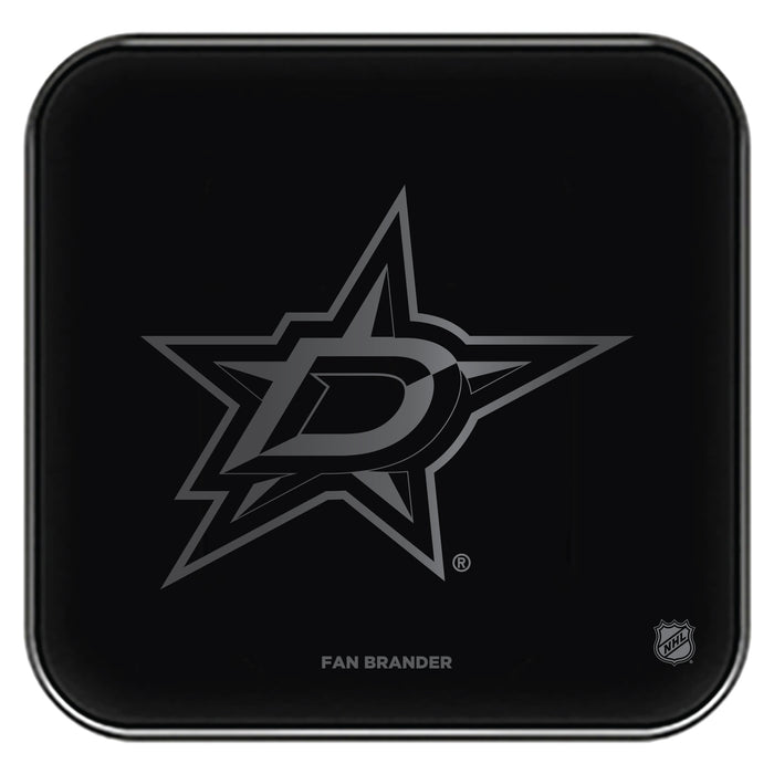 Fan Brander Fast Charging Wireless Charger with Dallas Stars laser etched Primary Logo