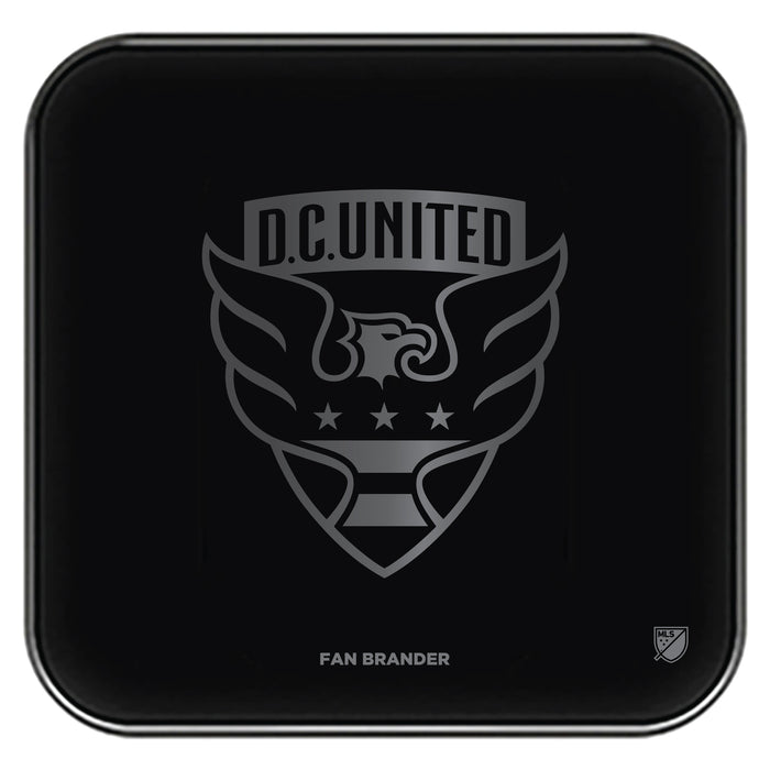 Fan Brander Fast Charging Wireless Charger with D.C. United laser etched Primary Logo