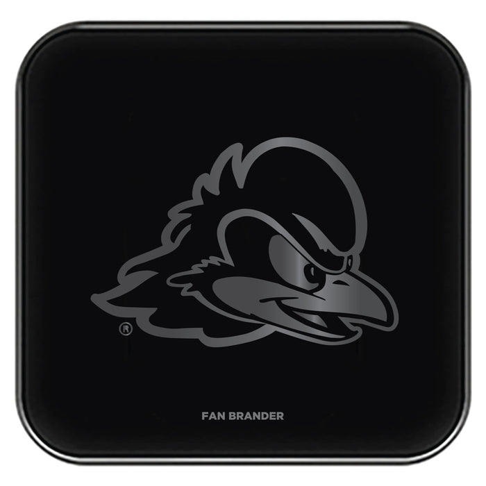 Fan Brander Fast Charging Wireless Charger with Delaware Fightin' Blue Hens laser etched Primary Logo