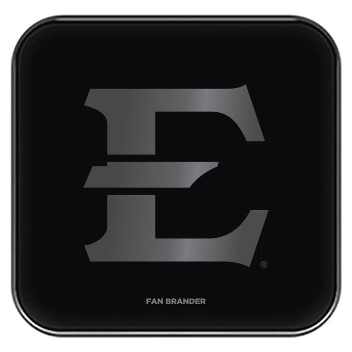 Fan Brander Fast Charging Wireless Charger with Eastern Tennessee State Buccaneers laser etched Primary Logo