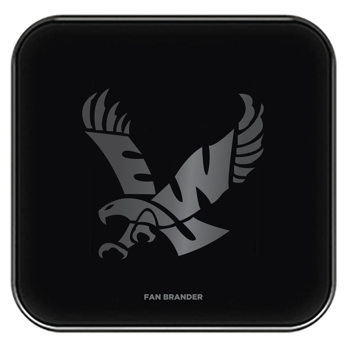 Fan Brander Fast Charging Wireless Charger with Eastern Washington Eagles laser etched Primary Logo