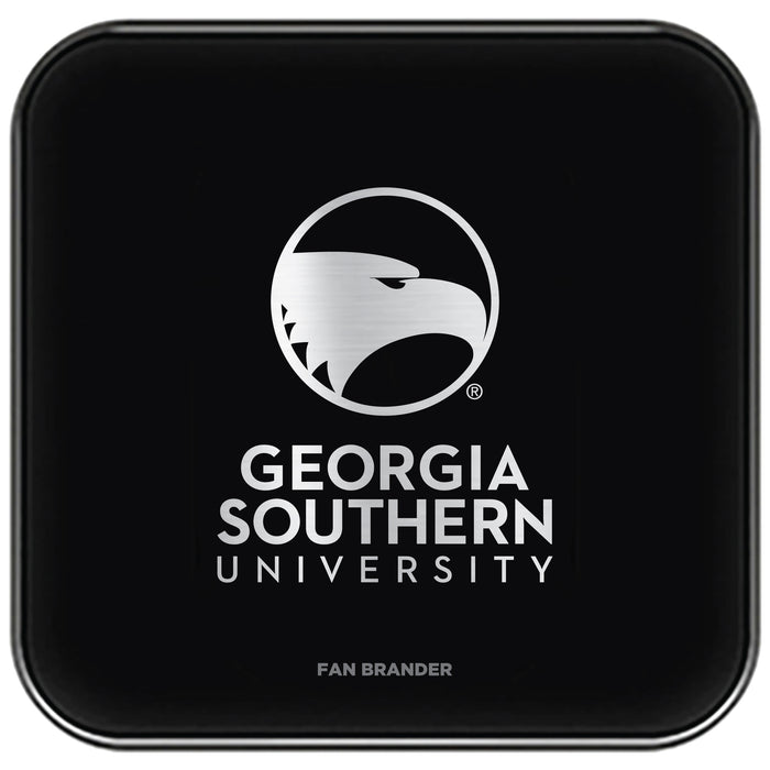 Fan Brander Fast Charging Wireless Charger with Georgia Southern Eagles laser etched Primary Logo