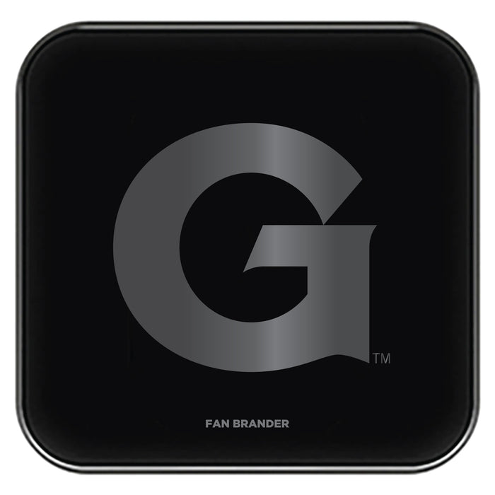Fan Brander Fast Charging Wireless Charger with Georgetown Hoyas laser etched Primary Logo