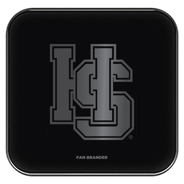 Fan Brander Fast Charging Wireless Charger with Hampden Sydney laser etched Primary Logo