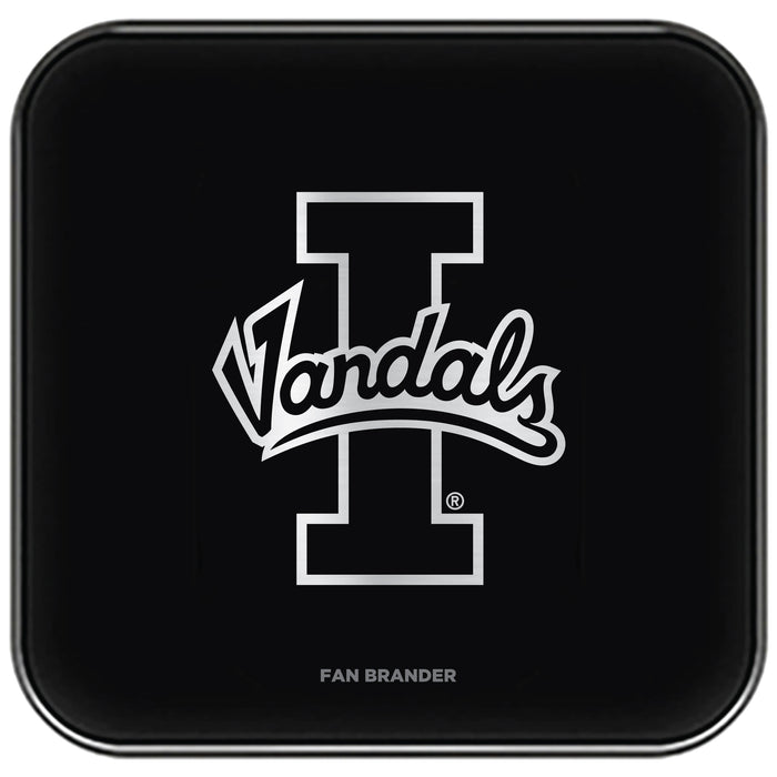 Fan Brander Fast Charging Wireless Charger with Idaho Vandals laser etched Primary Logo