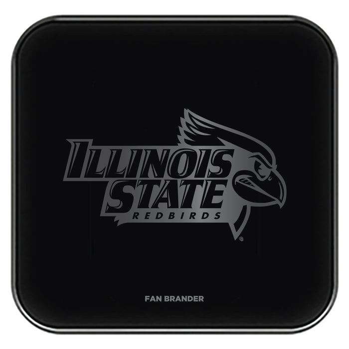 Fan Brander Fast Charging Wireless Charger with Illinois State Redbirds laser etched Primary Logo