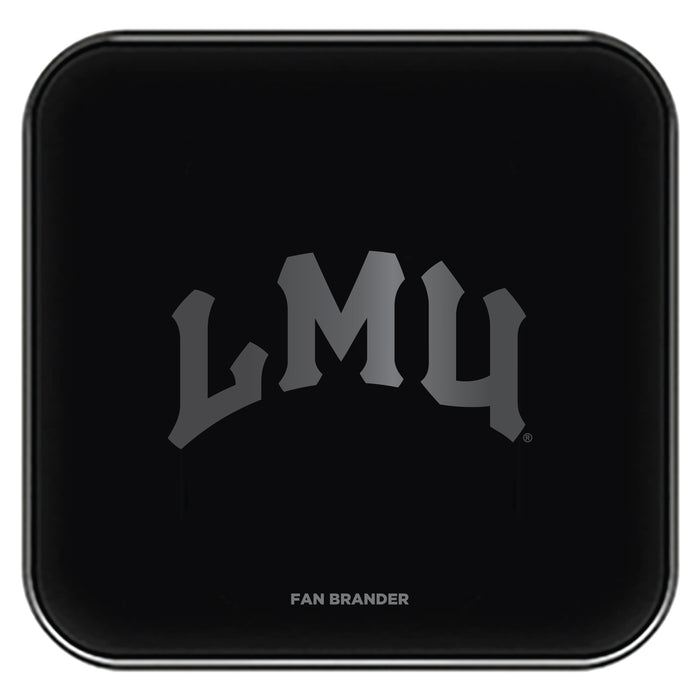 Fan Brander Fast Charging Wireless Charger with Loyola Marymount University Lions laser etched Primary Logo