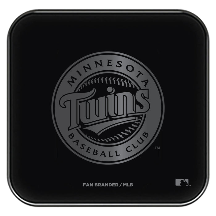 Fan Brander Fast Charging Wireless Charger with Minnesota Twins laser etched Primary Logo