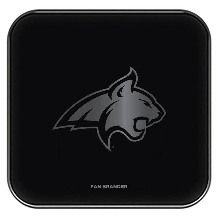 Fan Brander Fast Charging Wireless Charger with Montana State Bobcats laser etched Primary Logo