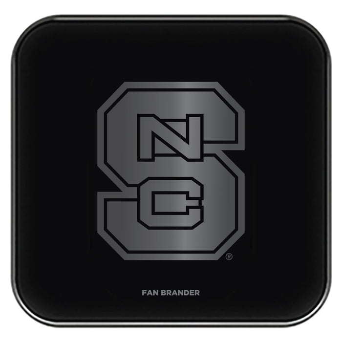 Fan Brander Fast Charging Wireless Charger with NC State Wolfpack laser etched Primary Logo