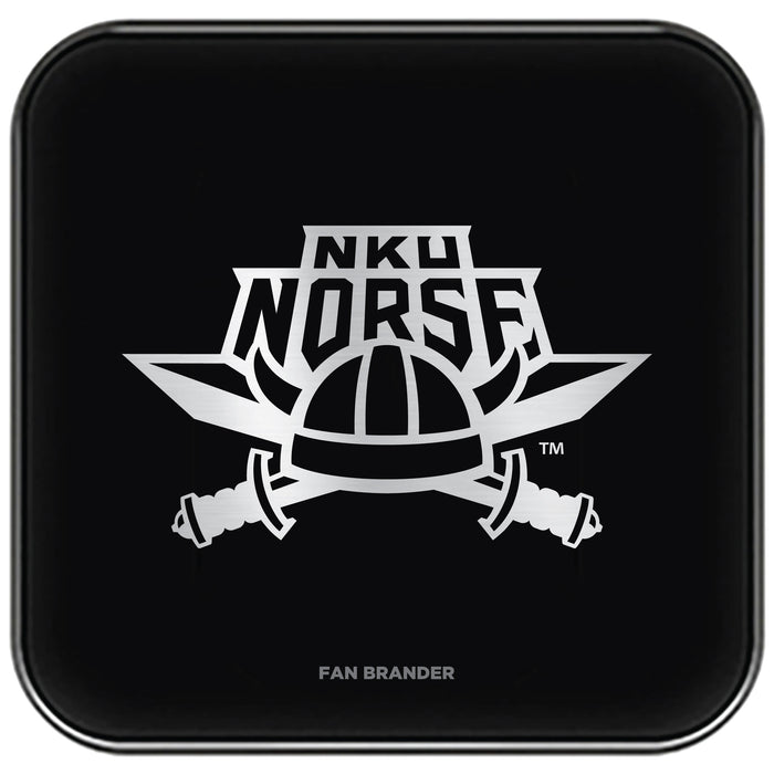Fan Brander Fast Charging Wireless Charger with Northern Kentucky University Norse laser etched Primary Logo