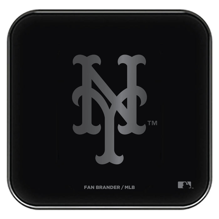 Fan Brander Fast Charging Wireless Charger with New York Mets laser etched Primary Logo