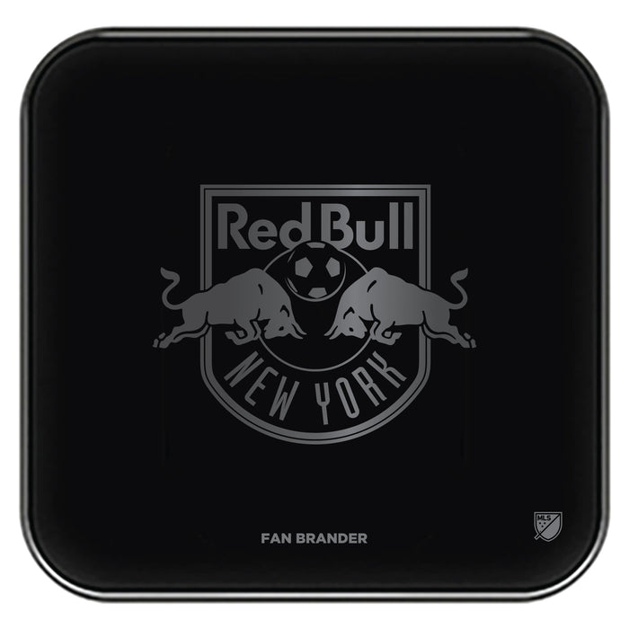 Fan Brander Fast Charging Wireless Charger with New York Red Bulls laser etched Primary Logo