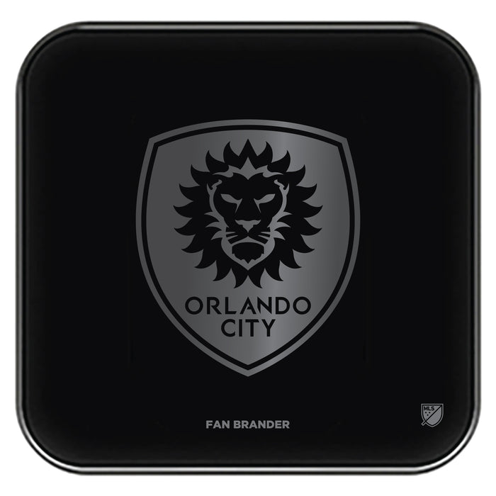 Fan Brander Fast Charging Wireless Charger with Orlando City SC laser etched Primary Logo