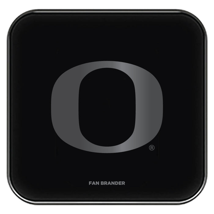 Fan Brander Fast Charging Wireless Charger with Oregon Ducks laser etched Primary Logo