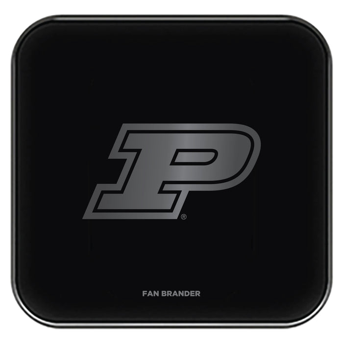 Fan Brander Fast Charging Wireless Charger with Purdue Boilermakers laser etched Primary Logo