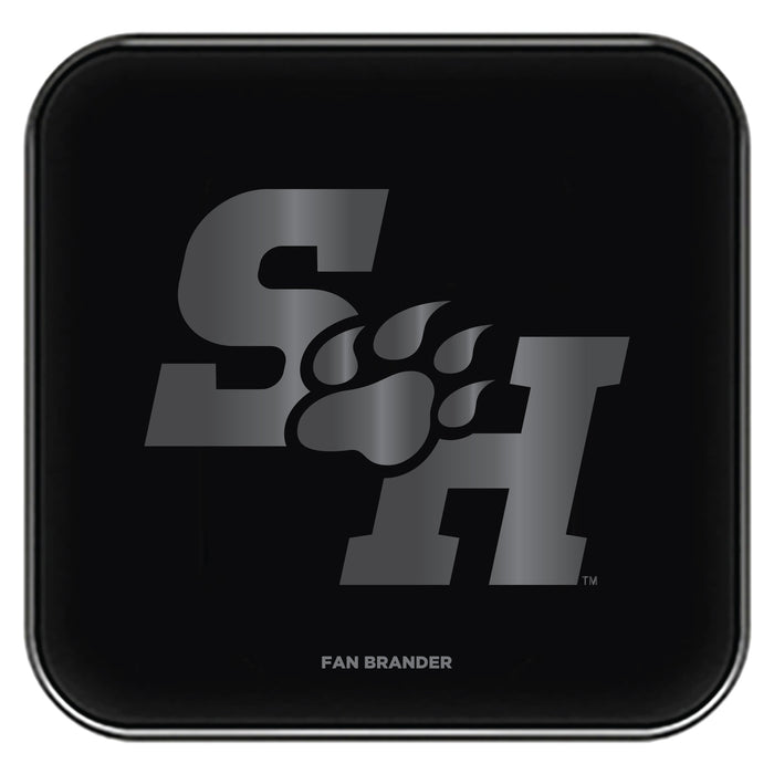 Fan Brander Fast Charging Wireless Charger with Sam Houston State Bearkats laser etched Primary Logo