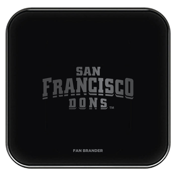 Fan Brander Fast Charging Wireless Charger with San Francisco Dons laser etched Primary Logo