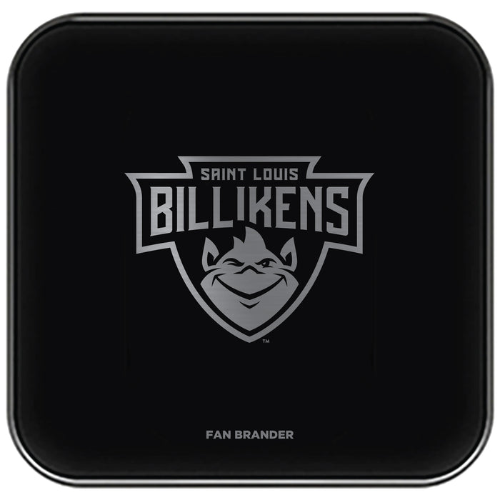 Fan Brander Fast Charging Wireless Charger with Saint Louis Billikens laser etched Primary Logo