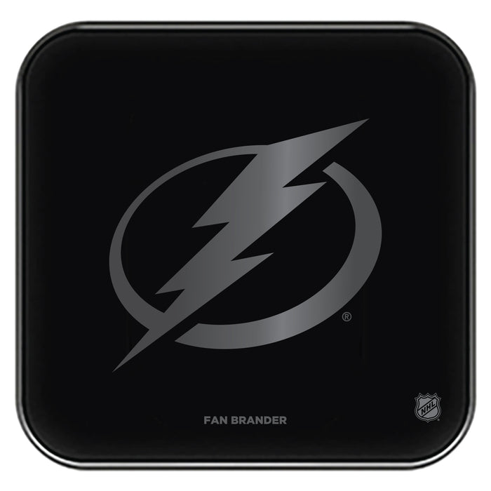 Fan Brander Fast Charging Wireless Charger with Tampa Bay Lightning laser etched Primary Logo