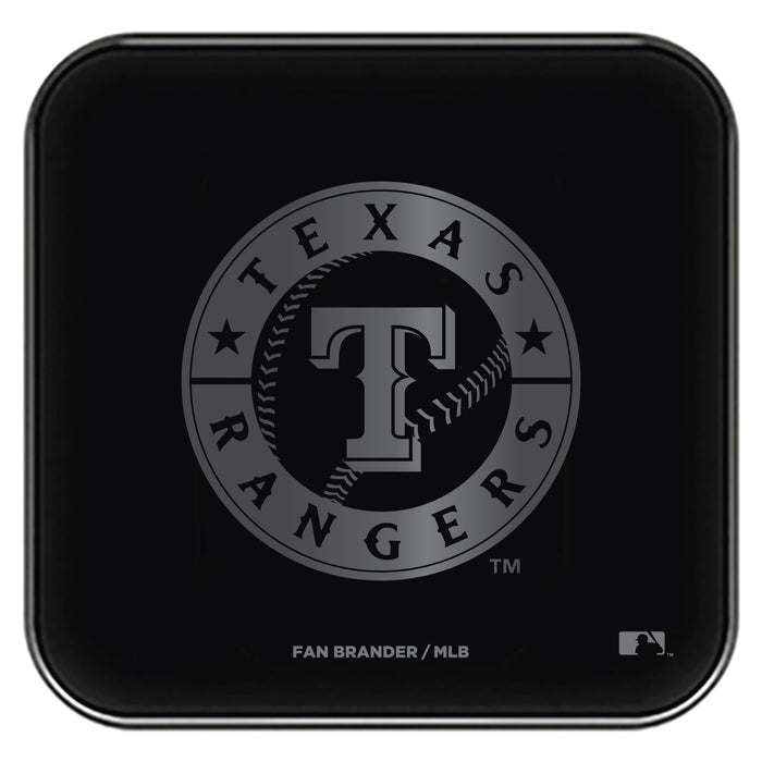 Fan Brander Fast Charging Wireless Charger with Texas Rangers laser etched Primary Logo