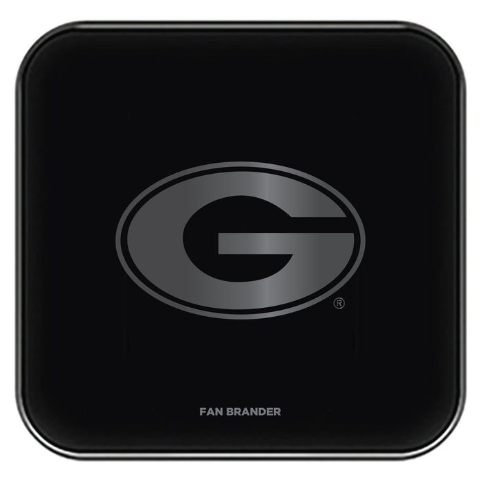 Fan Brander Fast Charging Wireless Charger with Georgia Bulldogs laser etched Primary Logo