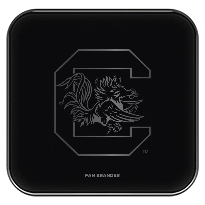 Fan Brander Fast Charging Wireless Charger with South Carolina Gamecocks laser etched Primary Logo