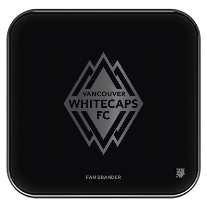 Fan Brander Fast Charging Wireless Charger with Vancouver Whitecaps FC laser etched Primary Logo