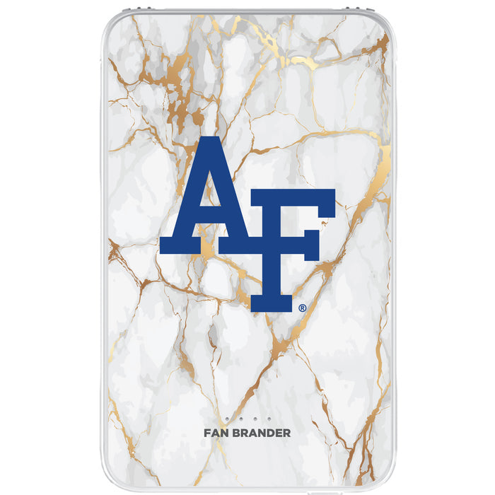Fan Brander 10,000 mAh Portable Power Bank with Airforce Falcons Whate Marble Design