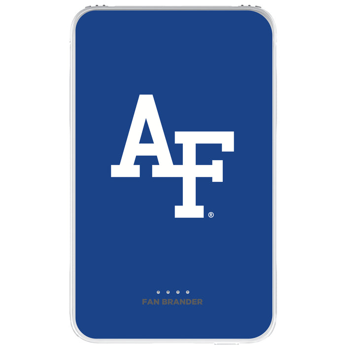 Fan Brander 10,000 mAh Portable Power Bank with Airforce Falcons Primary Logo on Team Background