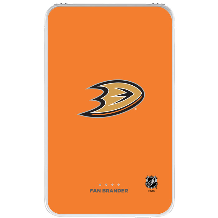 Fan Brander 10,000 mAh Portable Power Bank with Anaheim Ducks Primary Logo on Team Background