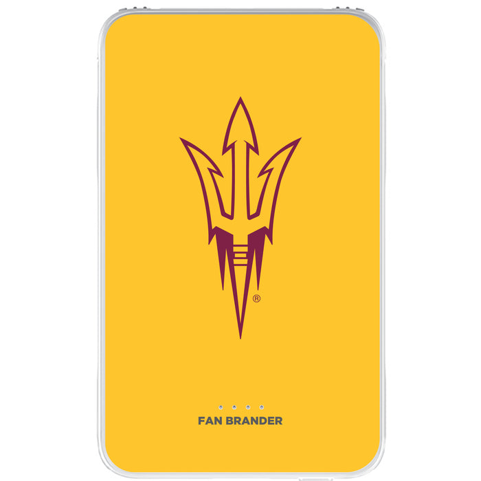Fan Brander 10,000 mAh Portable Power Bank with Arizona State Sun Devils Primary Logo on Team Background