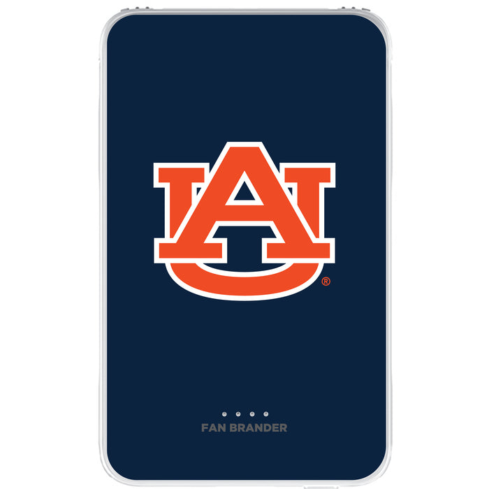 Fan Brander 10,000 mAh Portable Power Bank with Auburn Tigers Primary Logo on Team Background