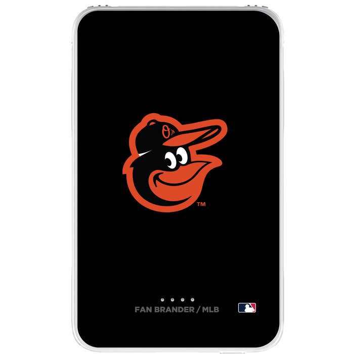 Fan Brander 10,000 mAh Portable Power Bank with Baltimore Orioles Primary Logo on Team Background