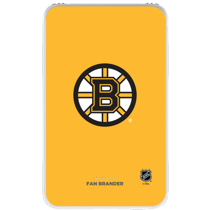 Fan Brander 10,000 mAh Portable Power Bank with Boston Bruins Primary Logo on Team Background