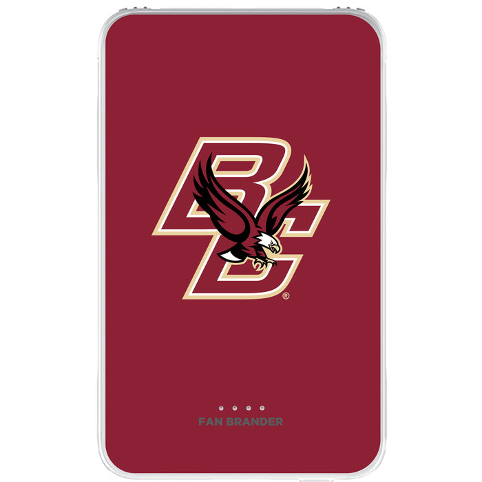 Fan Brander 10,000 mAh Portable Power Bank with Boston College Eagles Primary Logo on Team Background