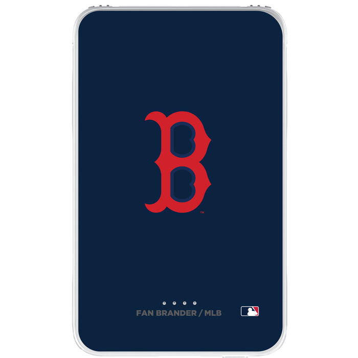 Fan Brander 10,000 mAh Portable Power Bank with Boston Red Sox Primary Logo on Team Background