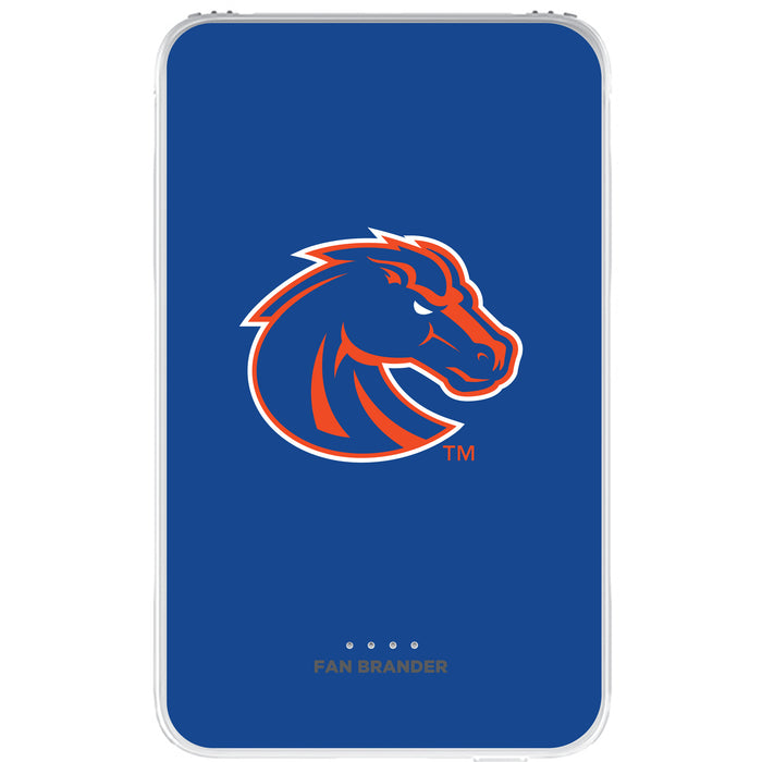 Fan Brander 10,000 mAh Portable Power Bank with Boise State Broncos Primary Logo on Team Background