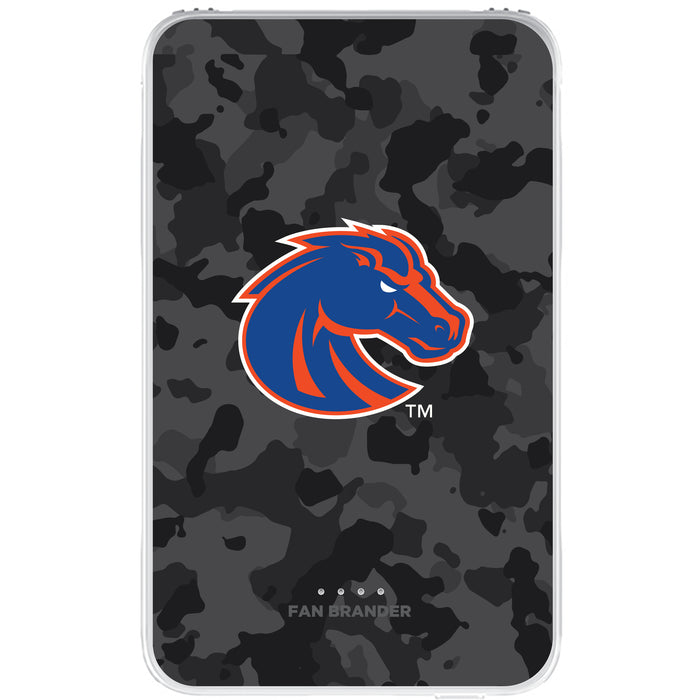 Fan Brander 10,000 mAh Portable Power Bank with Boise State Broncos Urban Camo Background