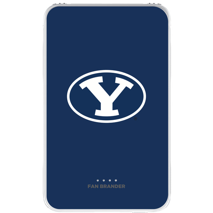 Fan Brander 10,000 mAh Portable Power Bank with Brigham Young Cougars Primary Logo on Team Background