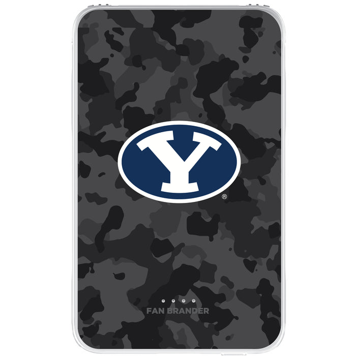 Fan Brander 10,000 mAh Portable Power Bank with Brigham Young Cougars Urban Camo Background