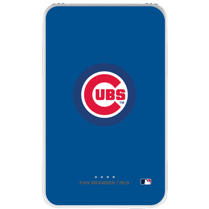 Fan Brander 10,000 mAh Portable Power Bank with Chicago Cubs Primary Logo on Team Background