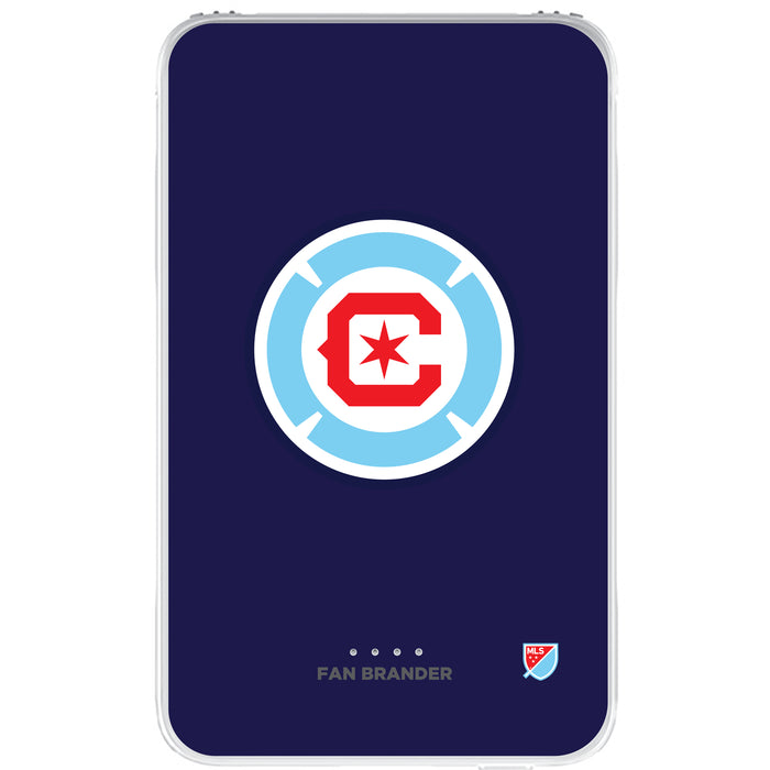 Fan Brander 10,000 mAh Portable Power Bank with Chicago Fire Primary Logo on Team Background