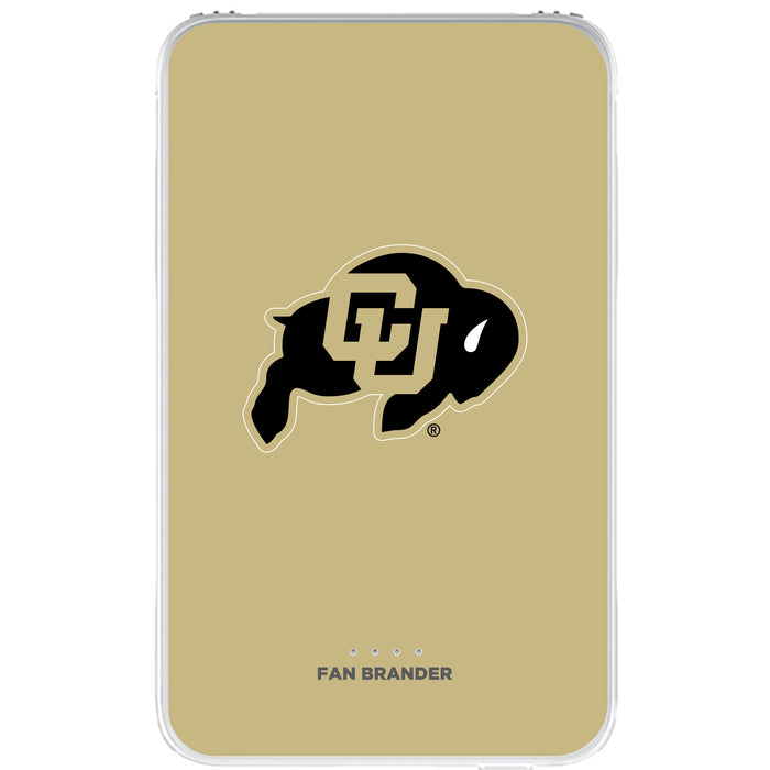 Fan Brander 10,000 mAh Portable Power Bank with Colorado Buffaloes Primary Logo on Team Background
