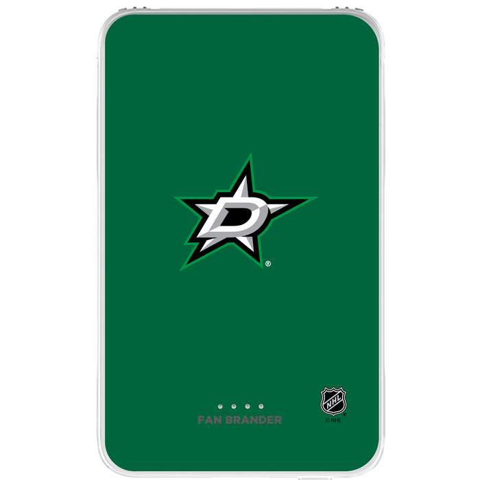 Fan Brander 10,000 mAh Portable Power Bank with Dallas Stars Primary Logo on Team Background