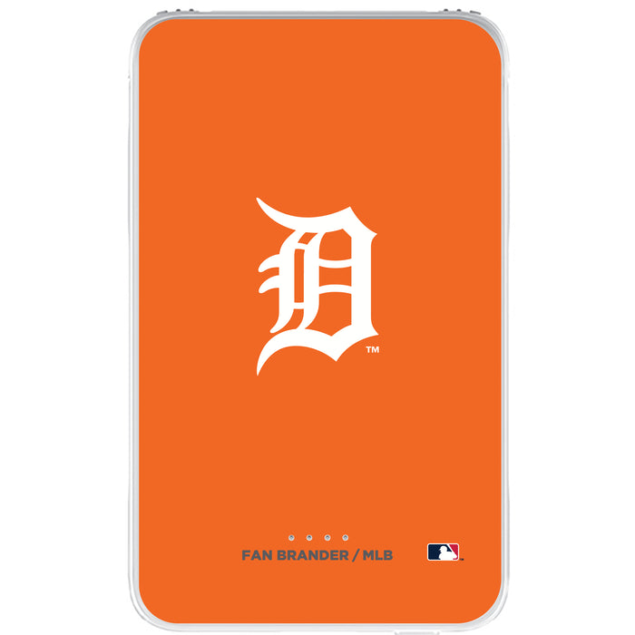 Fan Brander 10,000 mAh Portable Power Bank with Detroit Tigers Primary Logo on Team Background