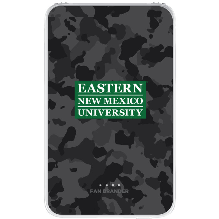 Fan Brander 10,000 mAh Portable Power Bank with Eastern New Mexico Greyhounds Urban Camo Background