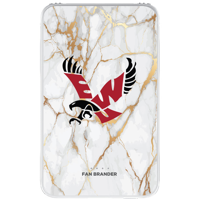Fan Brander 10,000 mAh Portable Power Bank with Eastern Washington Eagles Whate Marble Design