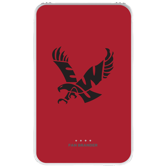 Fan Brander 10,000 mAh Portable Power Bank with Eastern Washington Eagles Primary Logo on Team Background